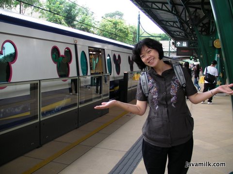 HK disneyland train