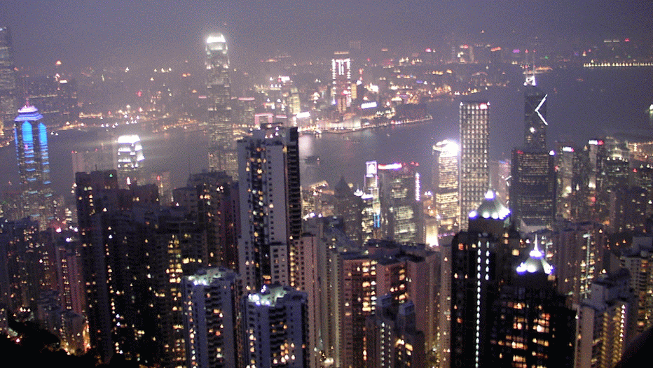 Hongkong difoto dari Sky Terrace