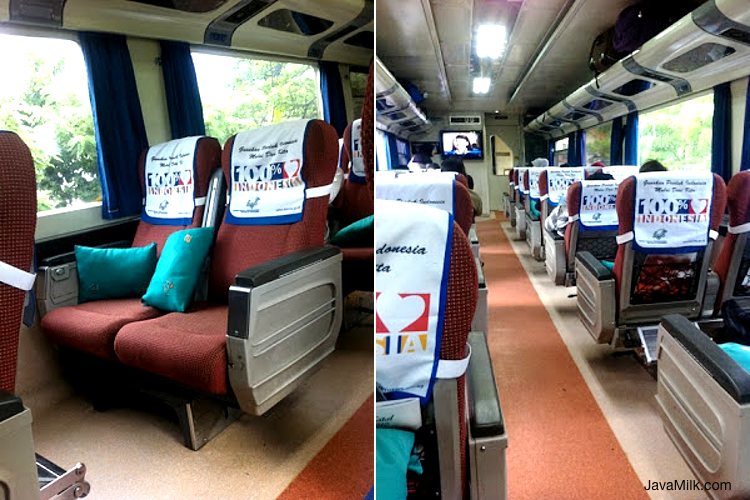 Interior Kereta Argo Parahyangan