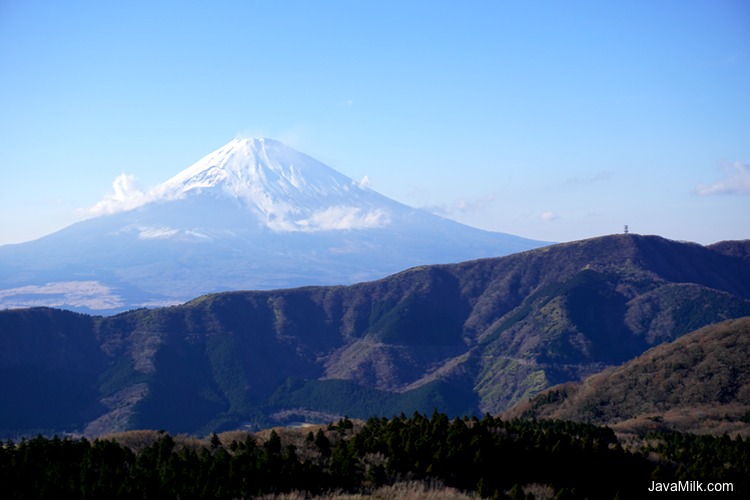 Gunung Fuji difoto dari Gondola