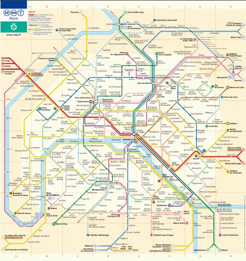 Paris Map Metro. Paris Metro Map