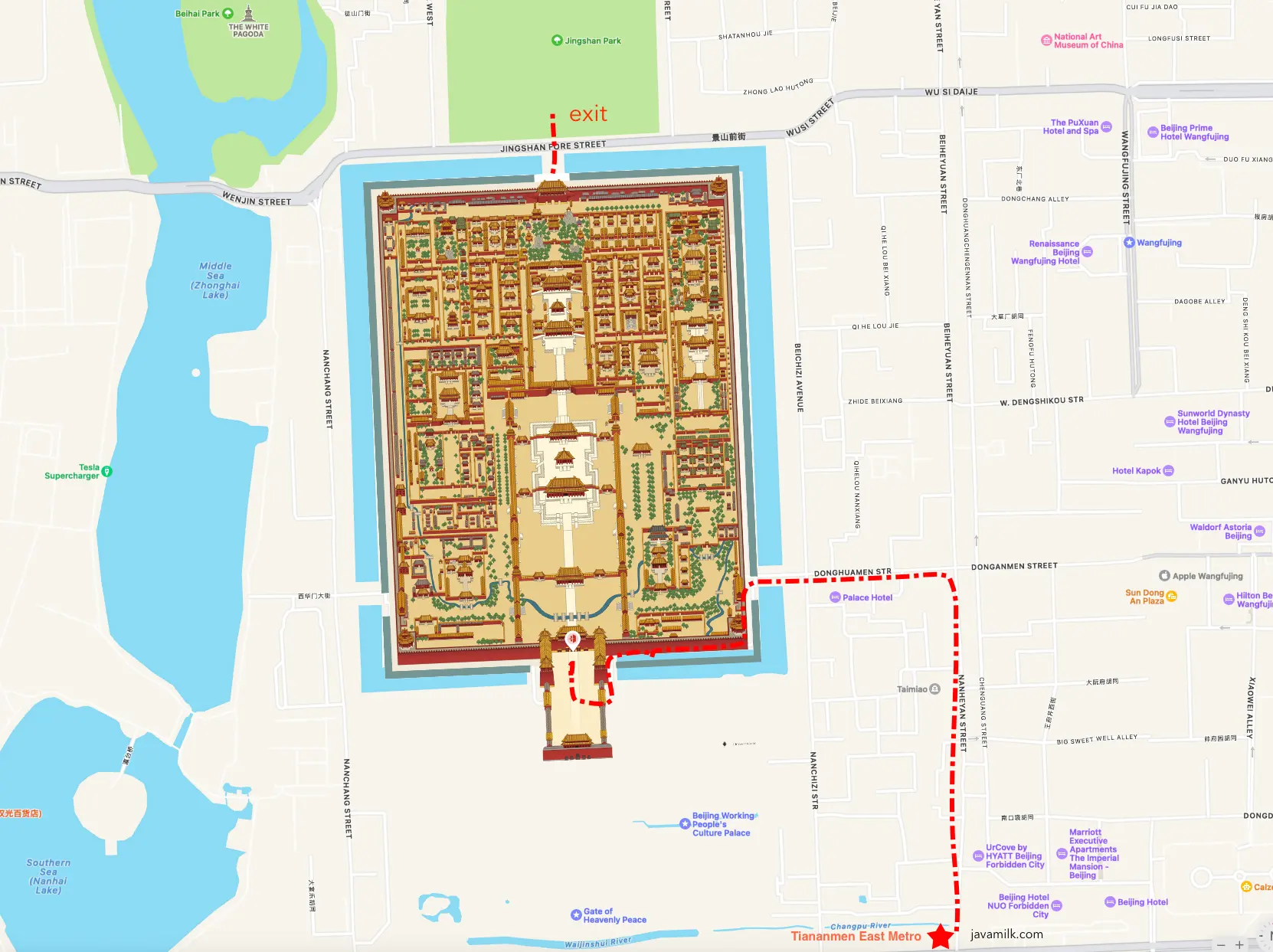 Peta Forbidden City