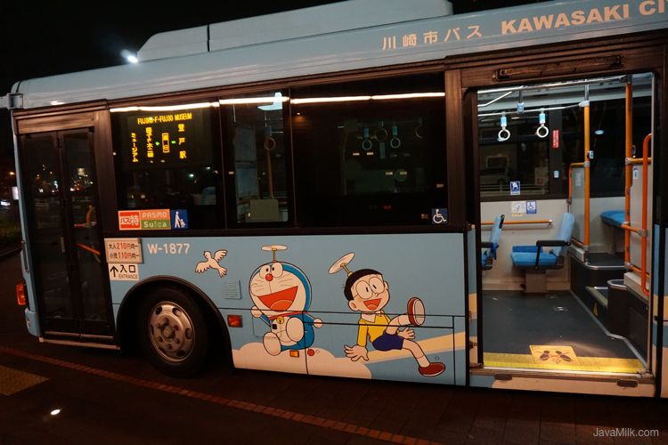 Shuttle Bus menuju Fujiko F Fujio Museum