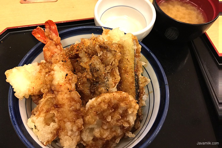 Tendon Rice Set Tenya JPY 500