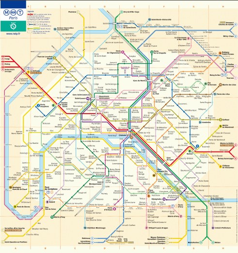 Paris Metro Map